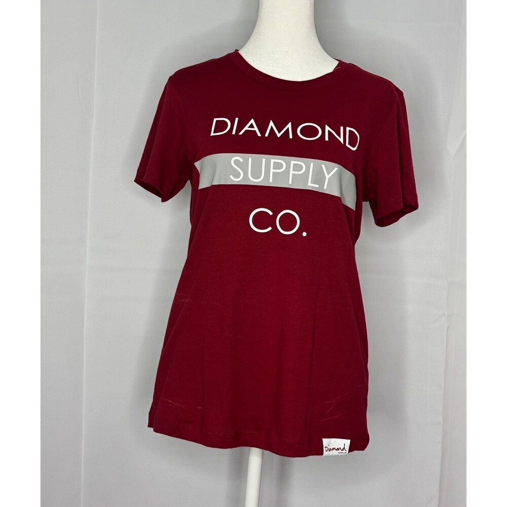 Diamond Supply Co. Men’s Medium Red Logo Graphic T-Shirt Made in USA